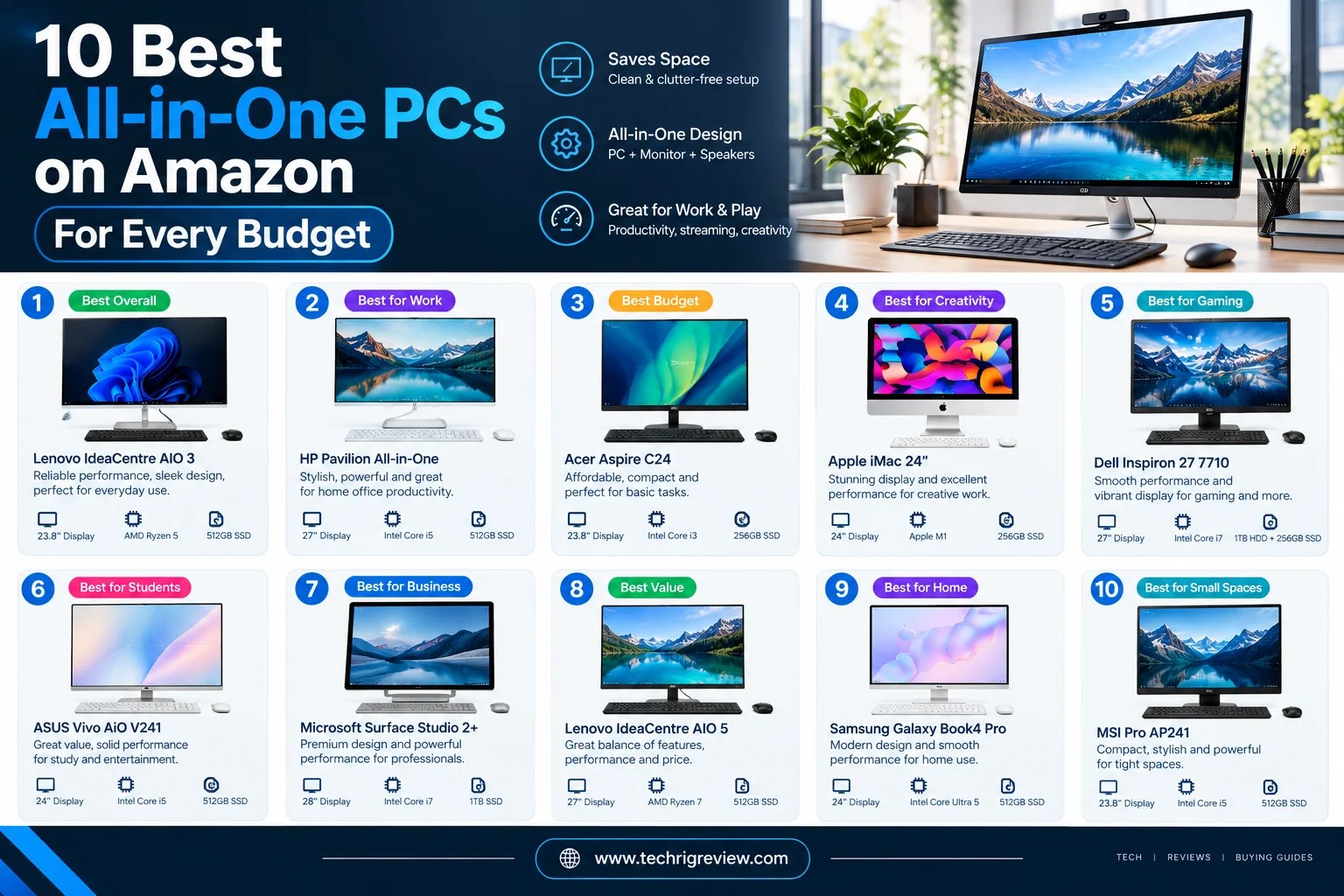 10 Best All-in-One PCs on Amazon: For Every Budget