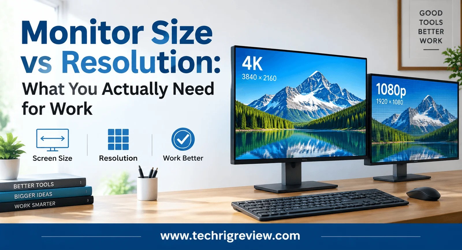 Monitor Size vs Resolution: What You Actually Need for Work