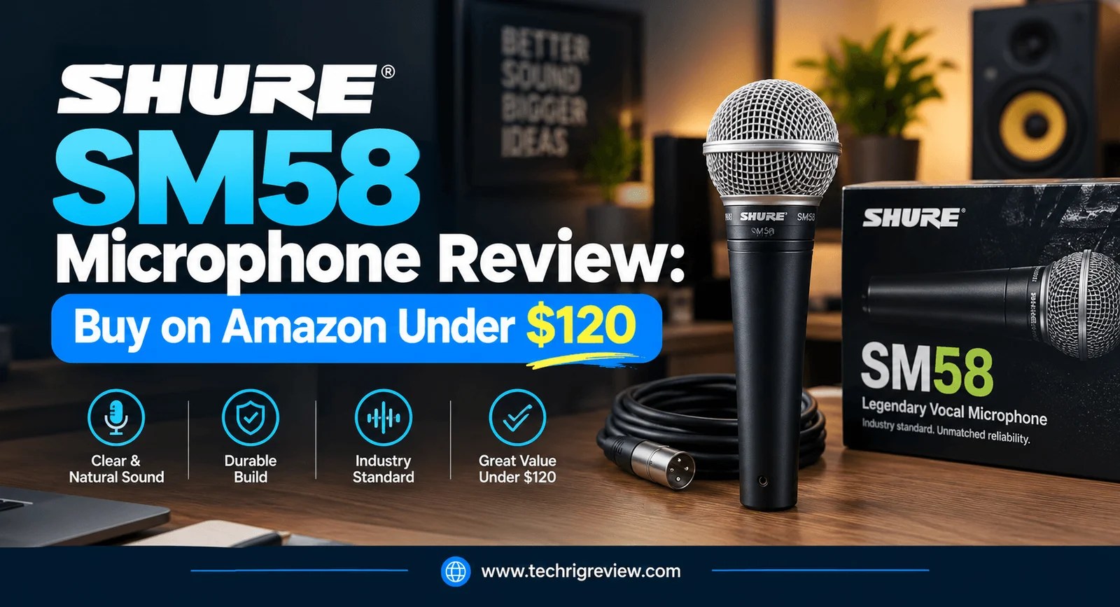 Shure SM58 Microphone Review: Buy on Amazon Under $120