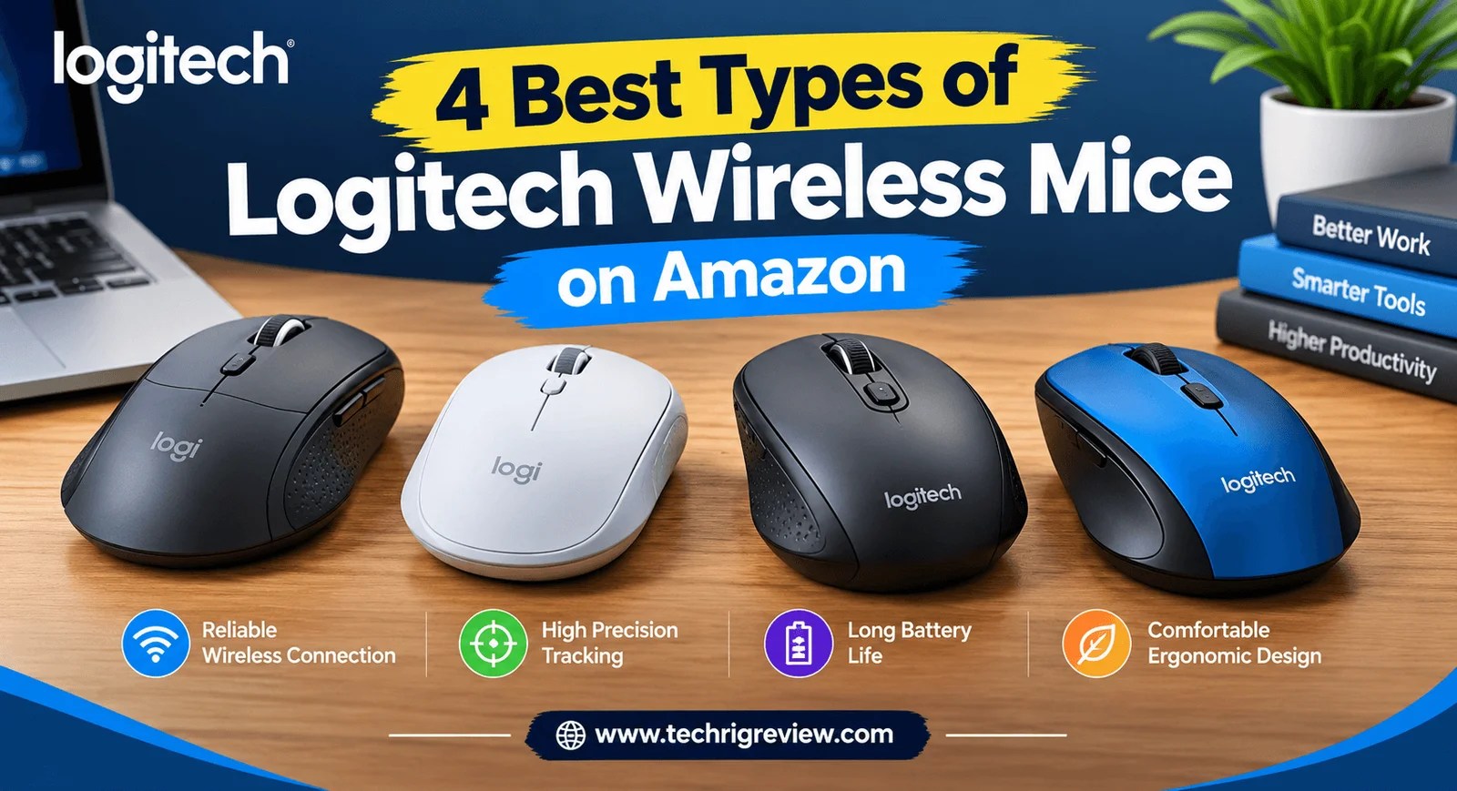 4 Best Types of Logitech Wireless Mice on Amazon