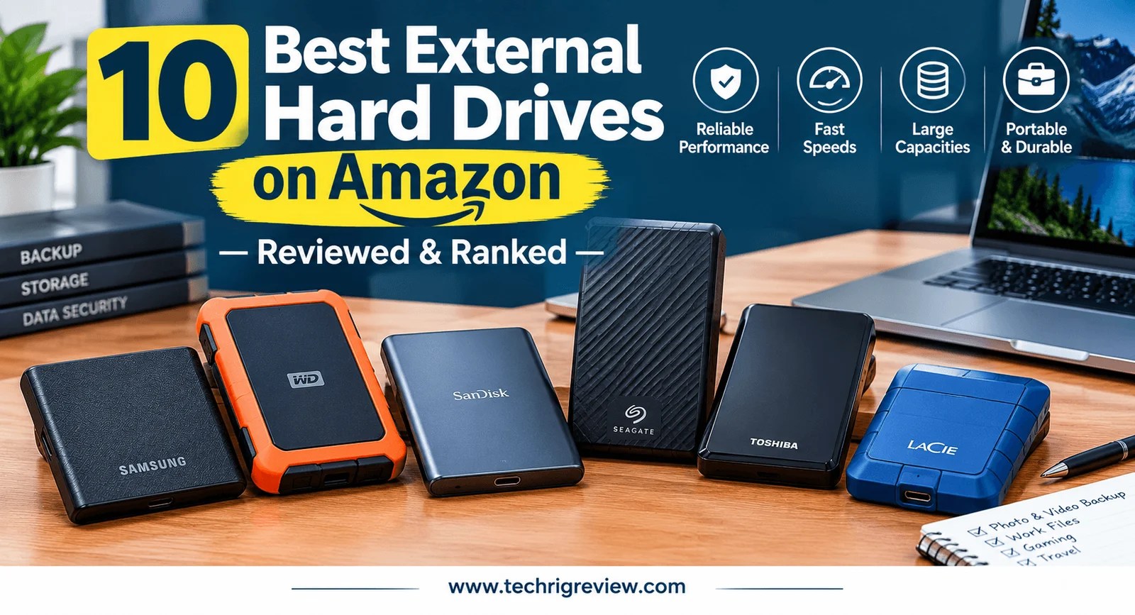 10 Best External Hard Drives on Amazon — Reviewed & Ranked