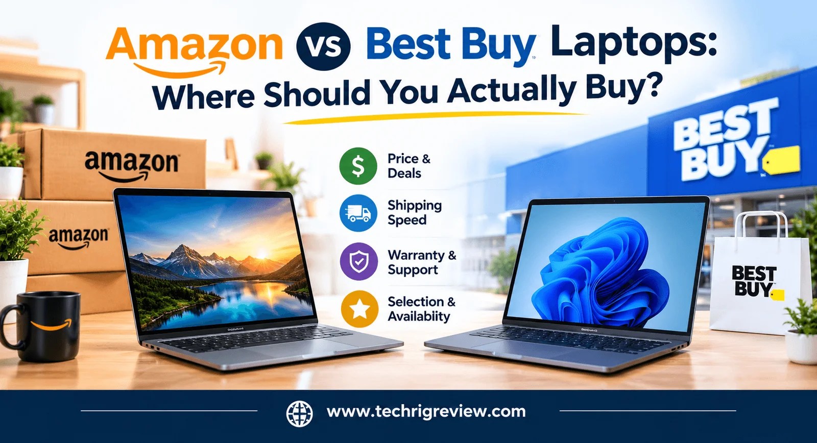 Amazon vs Best Buy Laptops: Where Should You Actually Buy?