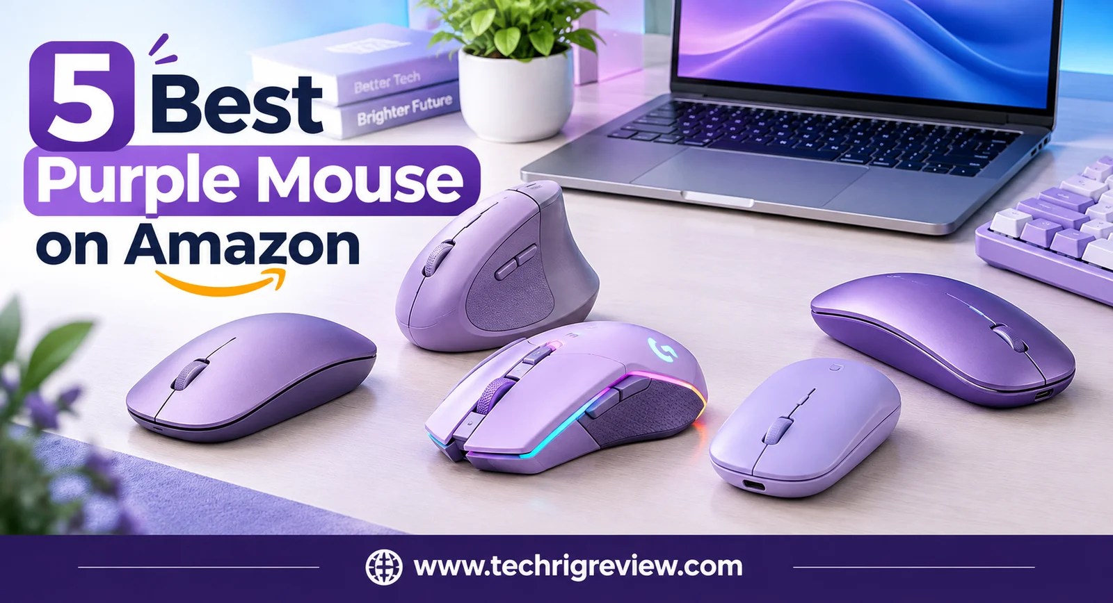 5 Best Purple Mouse on Amazon Starting From $10