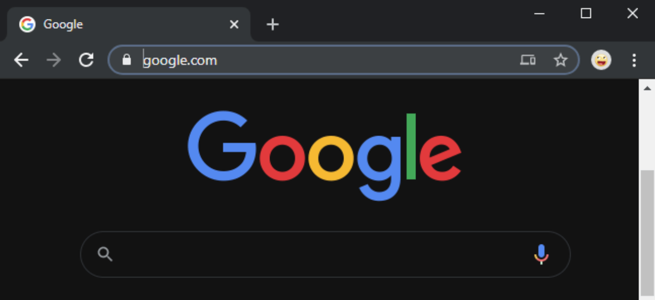Google dark mode