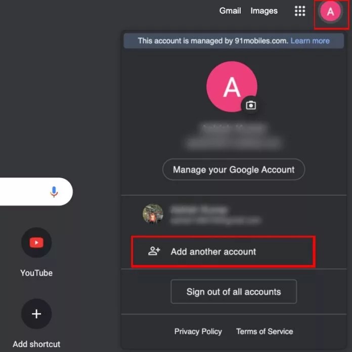 gmail login different user computer