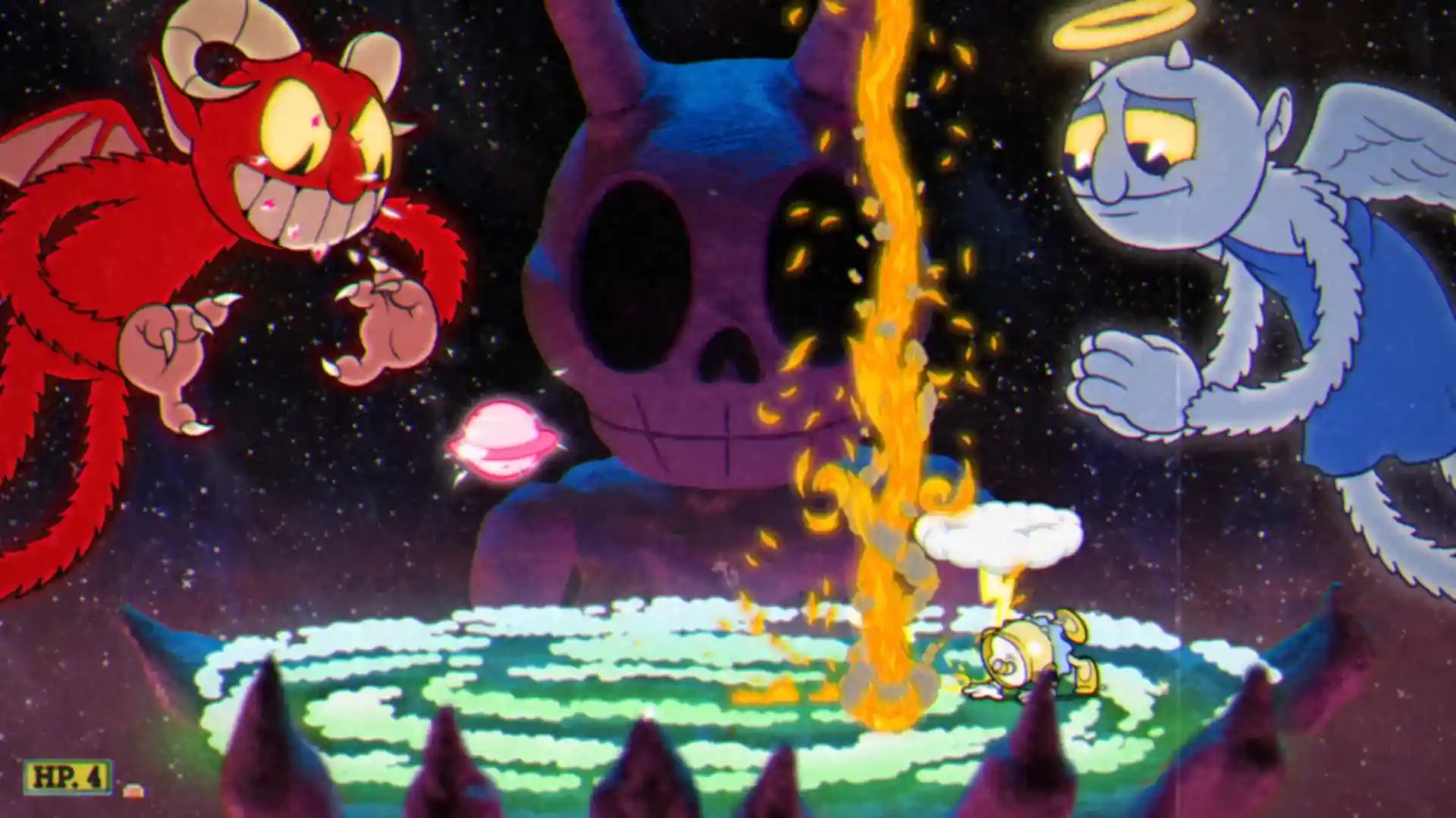 cuphead angel devil secret boss