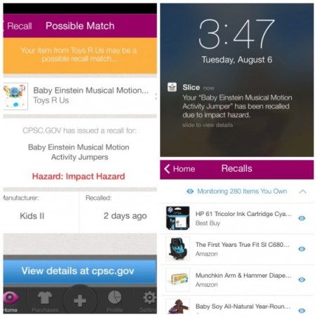Slice Recalls iOS