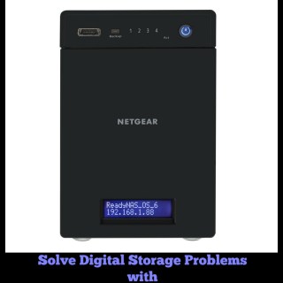 Solve Digital Storage Problems with Netgear's ReadyNAS. Review and uses on TechSavvyMama.com