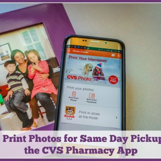 How to Print Photos for Same Day Pickup Using the CVS Pharmacy App. Details on TechSavvyMama.com #MyCVSApp