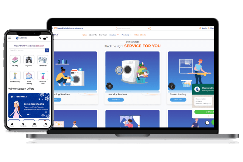 Home Cleanomatics Tech Solutions - Light Design Collection - Retina Quality