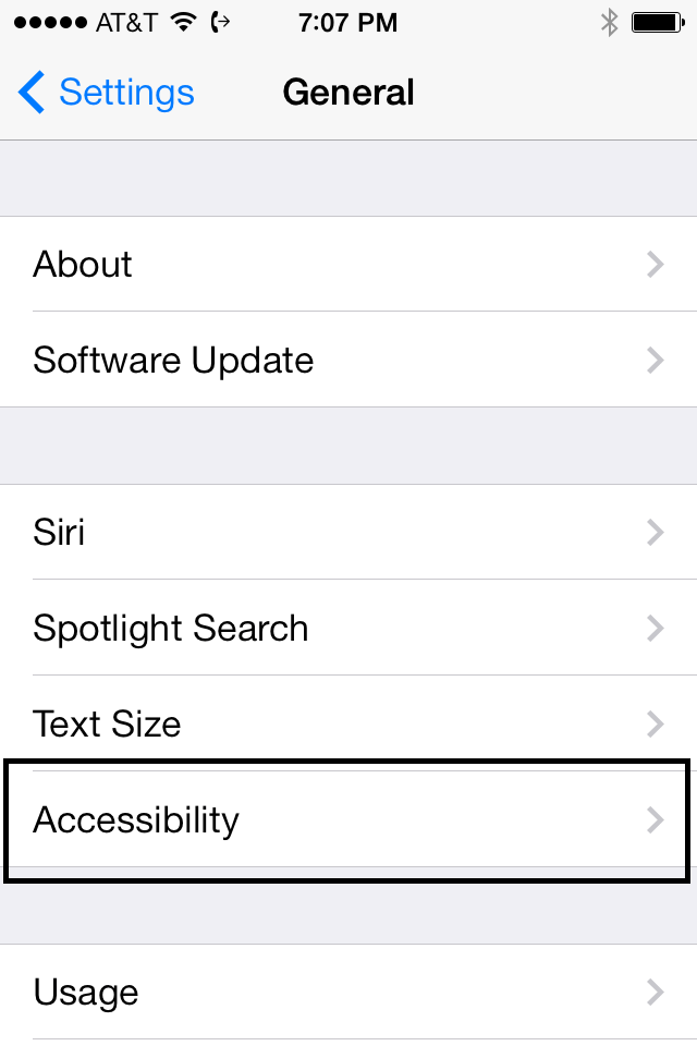 Accessibility