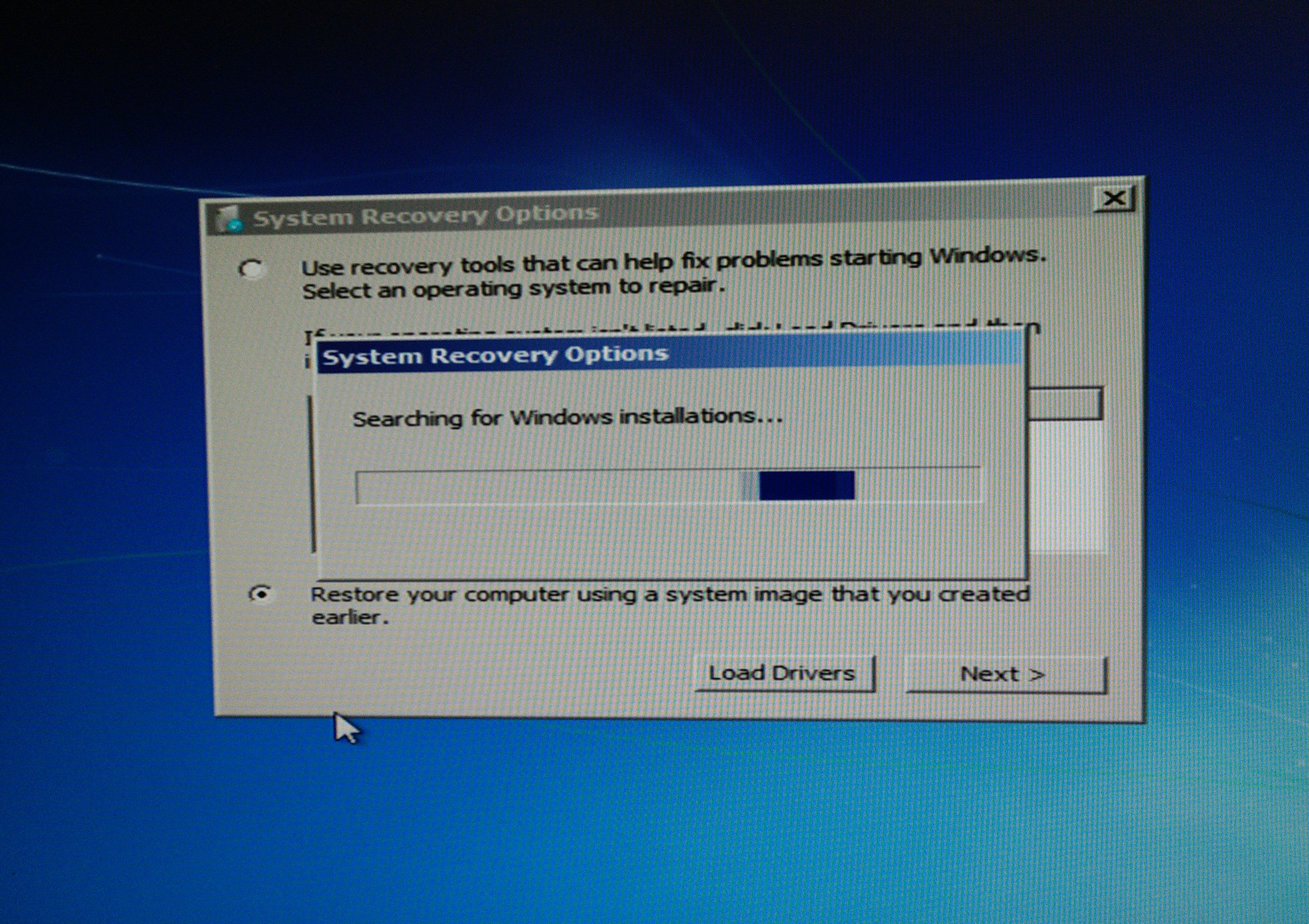 System Recovery Options