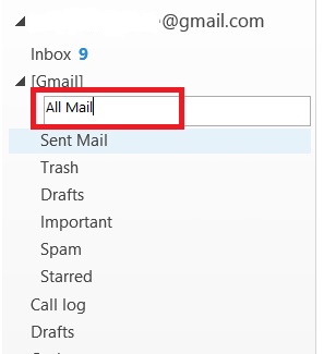 Create All Mail Folder
