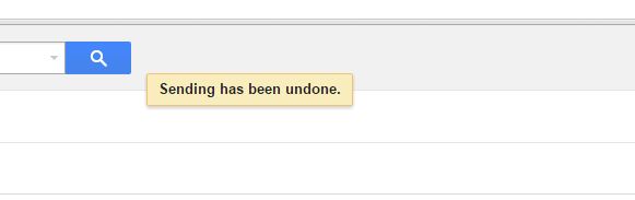 Gmail Sending Email Undone