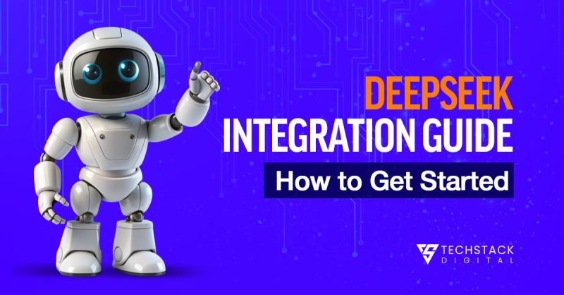 Deepseek Integration Guide How To Get Started - Abstract Illustrations - Professional 8K Collection