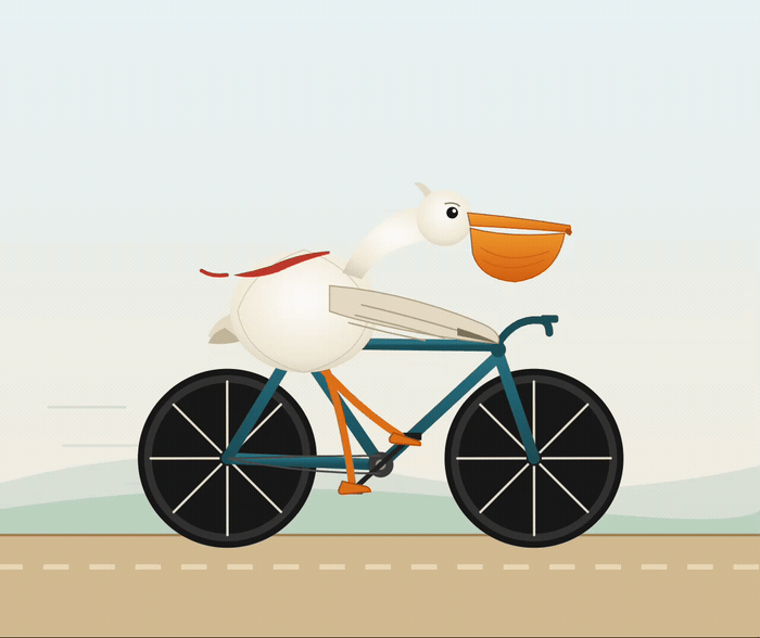 The pelican-on-a-bicycle SVG GLM-5.2 generated for Simon Willison