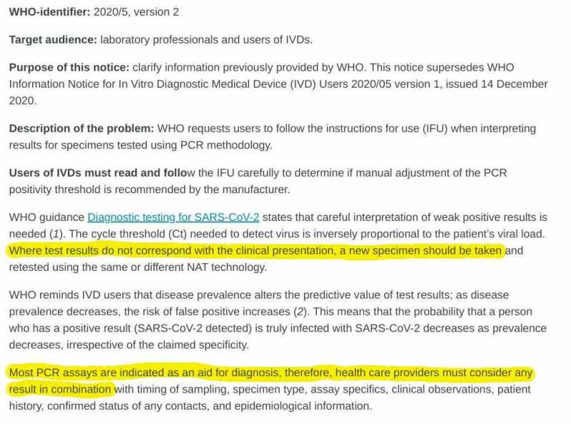 WHO releases new tightened guidelines regarding the diagnostic criteria for COVID-19. PCR positive no longer means you have COVID-19. You need a second test to confirm you have the virus | Tech News | Startups News - WHO releases new tightened guidelines regarding the diagnostic criteria for COVID-19. PCR positive no longer means you have COVID-19. You need a second test to confirm you have the virus | Tech News | Startups News