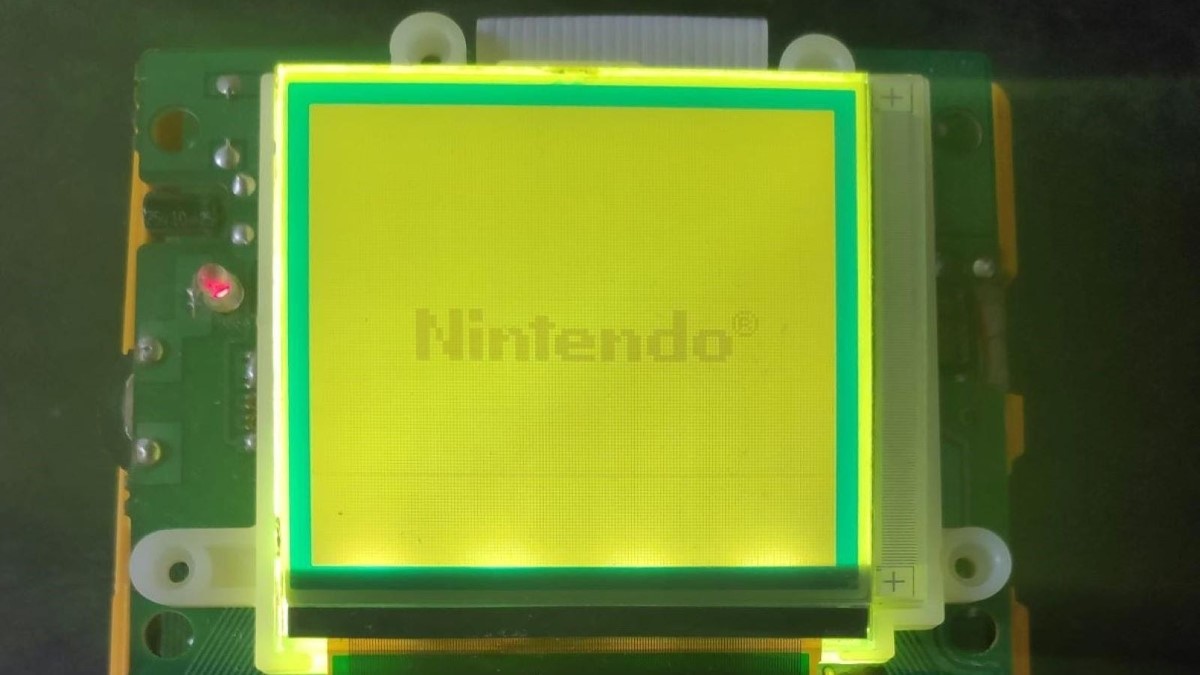 Nintendo Switch Nintendo DMG-01 Nintendo Gameboy DMG 01 Game Boy Backlit IPS V2 LCD off