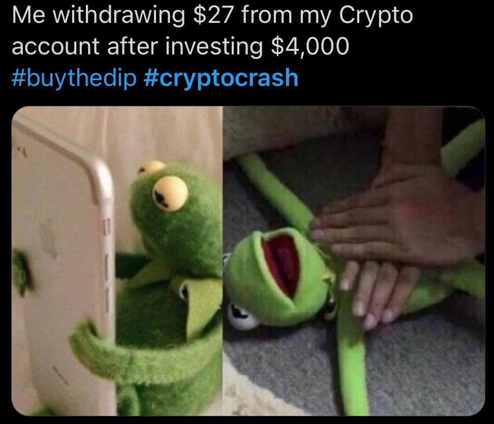 Amid reports of china intensifying its . Memes Make It To The Top As Crypto Crash Trends On Twitter Techstory