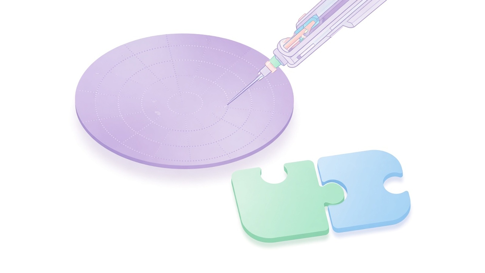 FormFactor Teradyne semiconductor testing of a silicon wafer
