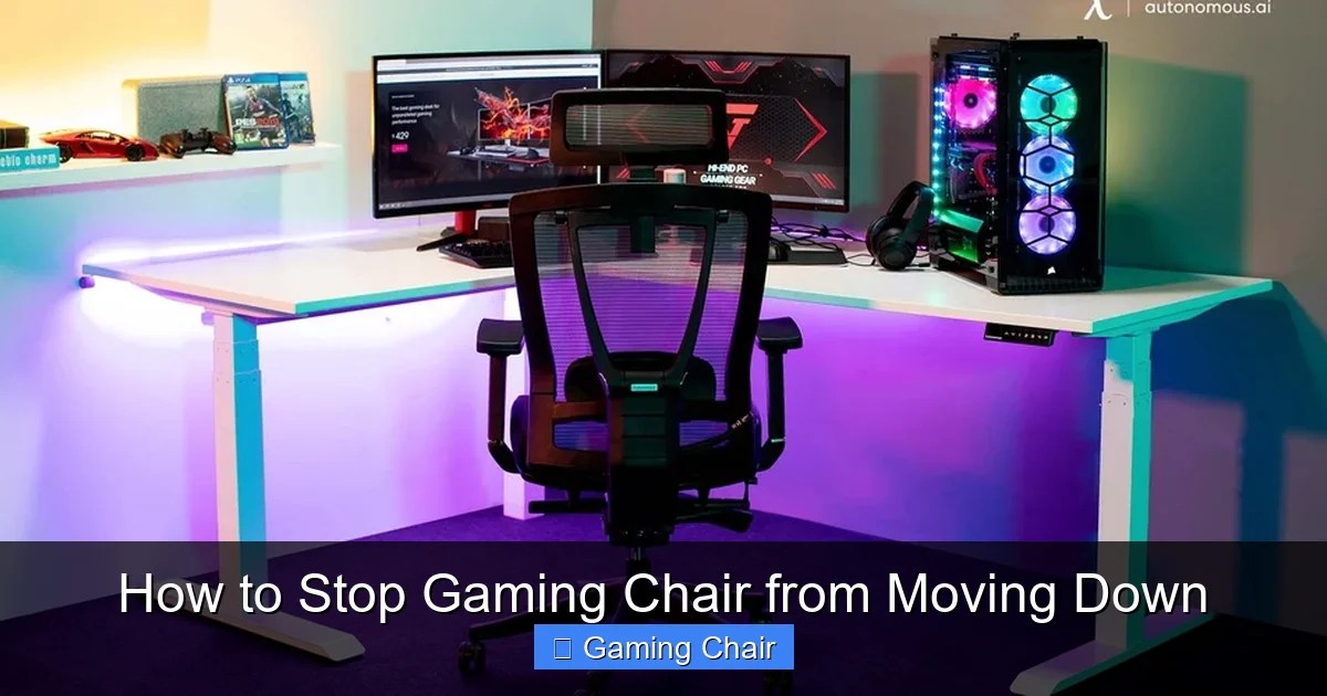 How To Stop Gaming Chair From Moving Down How To Stop Gaming Chair From Moving Down 1.webp