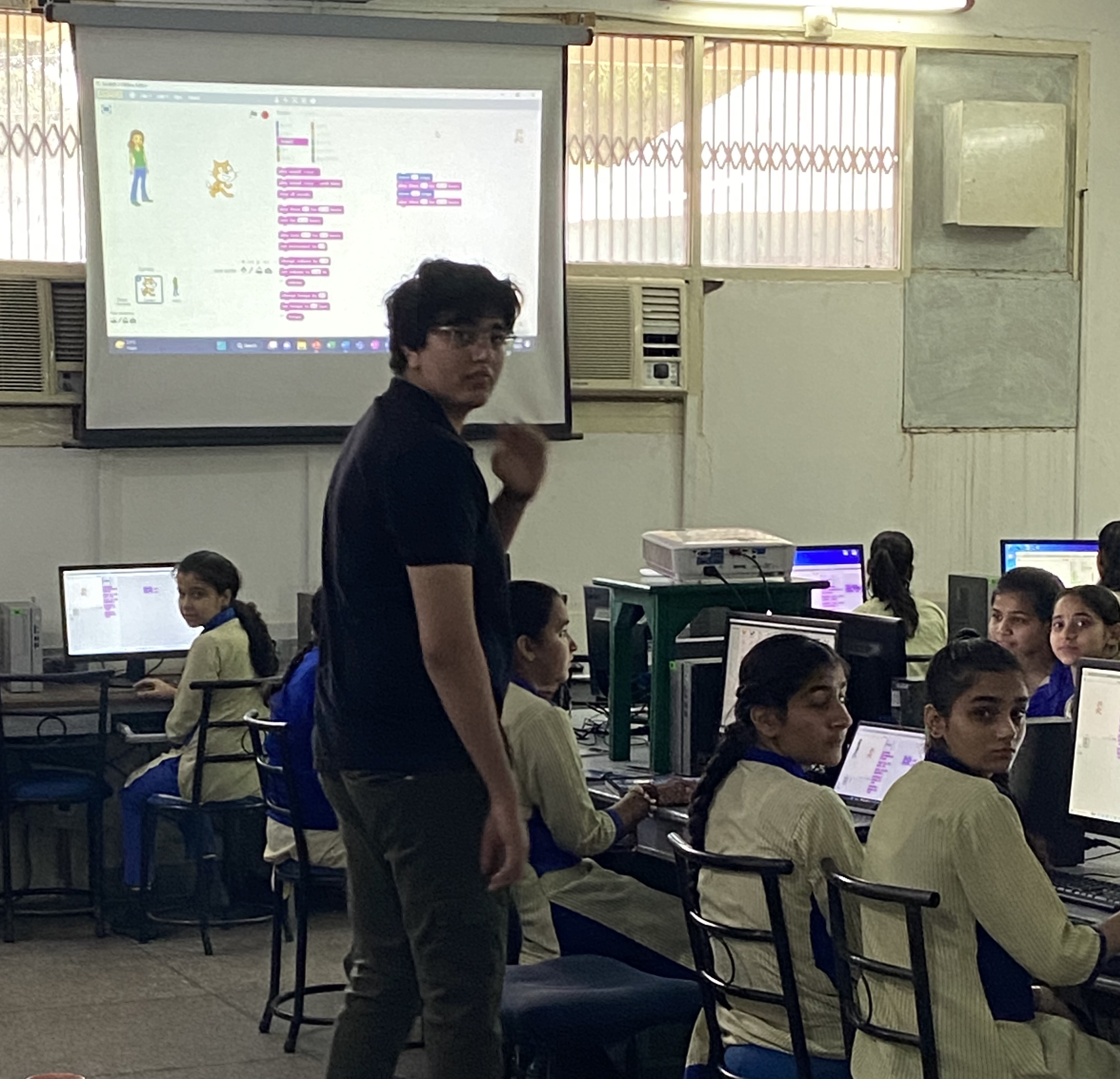 Scratch coding class