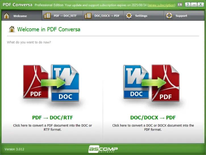 Pdf Conversa Convert Pdf Word Documents Ascomp - Premium Nature Wallpaper - 4K