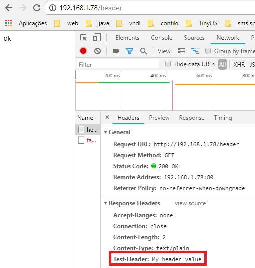 ESP32 Arduino web server Add header to response techtutorialsx