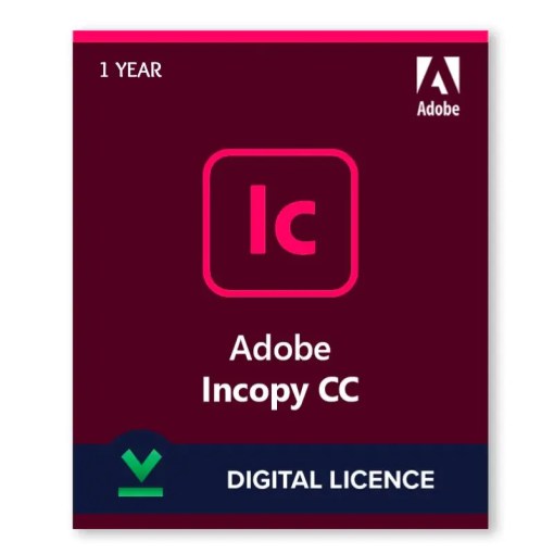 incopy Adobe InCopy CC | 12 Month Genuine Activation - Image 1