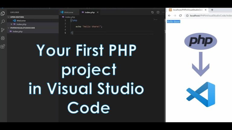 Php In Visual Studio Code Starting With Php Language Tech Videostack - Premium Minimal Design Gallery - 8K