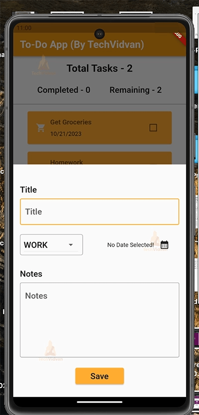 Flutter Project To Do App Techvidvan - Abstract Designs - Ultra HD Full HD Collection