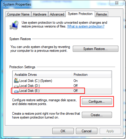  Windows Restore Option