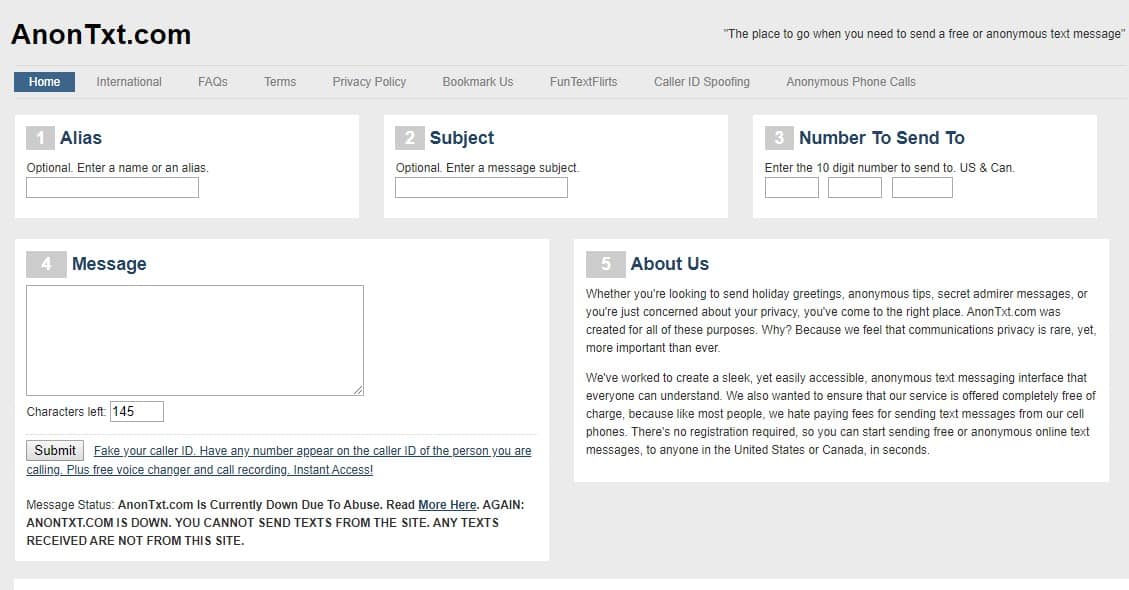 Sms sender's phone number (spoofed number) . How To Send Fake Sms Online For Free Send Sms Anonymously
