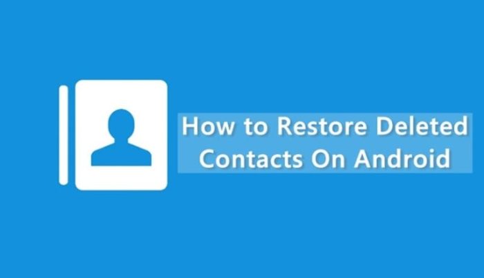 How to recover lost contacts on Android smartphones » TechWorm