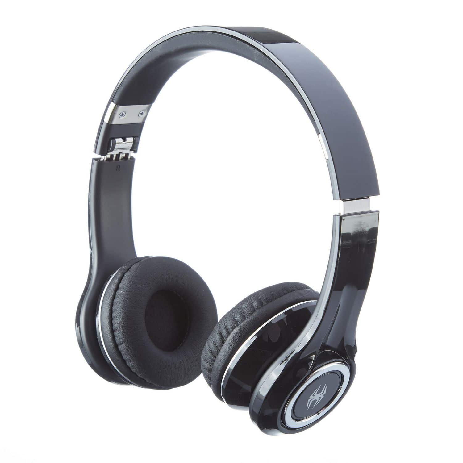 Blackweb Premium Series OnTheEar Headphones, Foldable, in line Mic