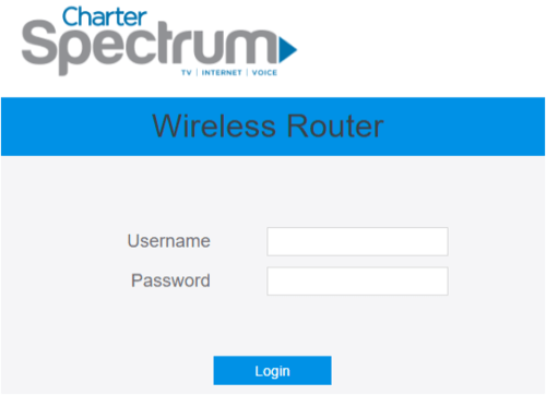 If those credentials don't work, try: Charter Spectrum Router Login, Default Password, IP - Techwarior