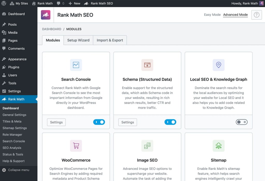 Website Optimization Services: Rank Maths