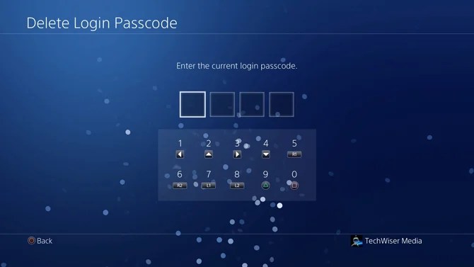 поставить пароль на PS4- пароль для входа
