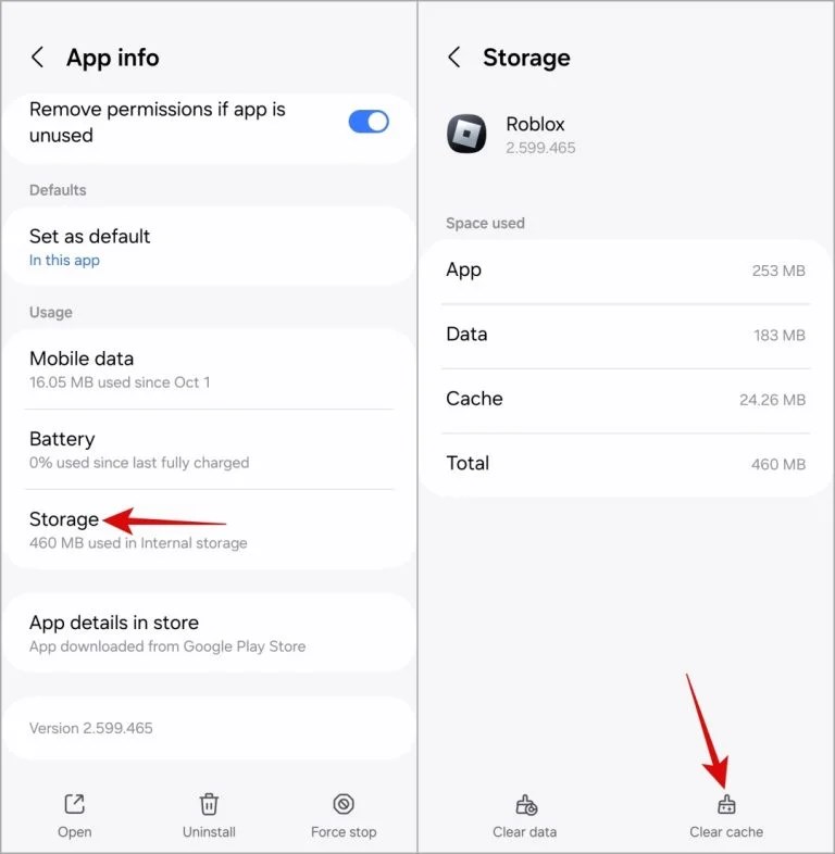 How To Clear Roblox Cache On IPhone Android Windows And Mac TechWiser Clear Roblox Cache On Android 768x786 