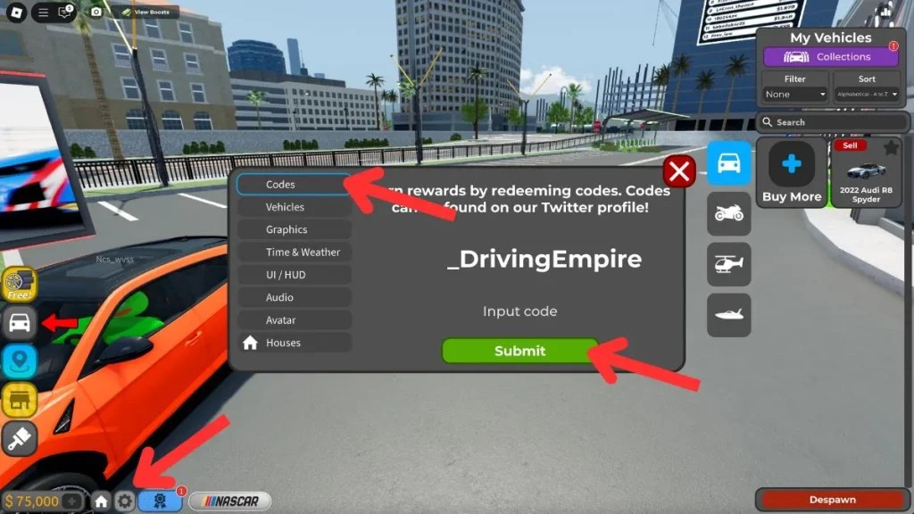Roblox Driving Empire Car Racing Codes June 2026 TechWiser Redeem Roblox Driving Empire Codes
