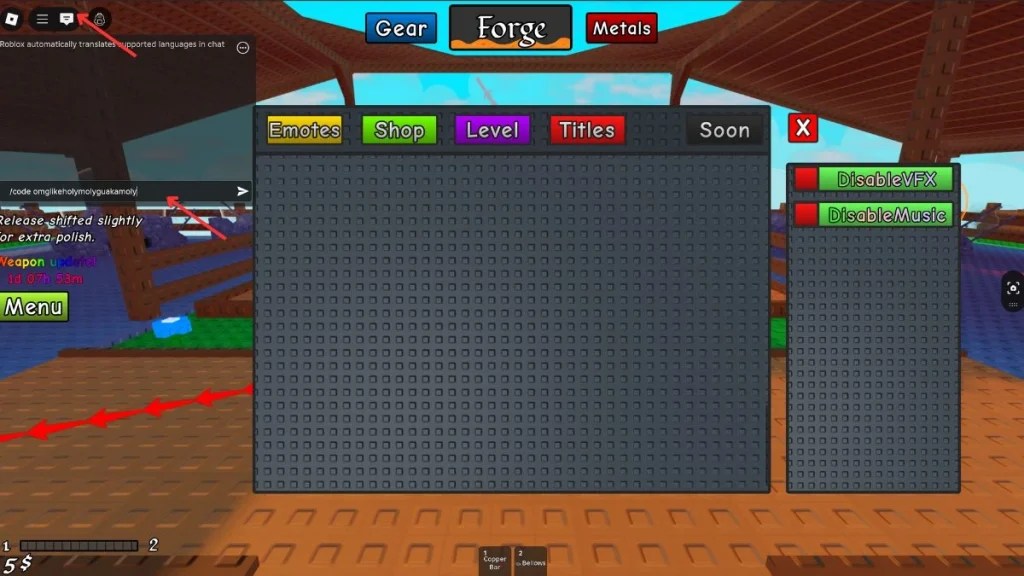 Roblox Forge A Weapon Codes April 2026 TechWiser Roblox Forge A Weapon Codes 1