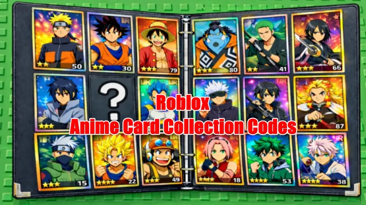 Roblox Anime Card Collection Codes June 2026 TechWiser Anime Card Collection Codes.webp