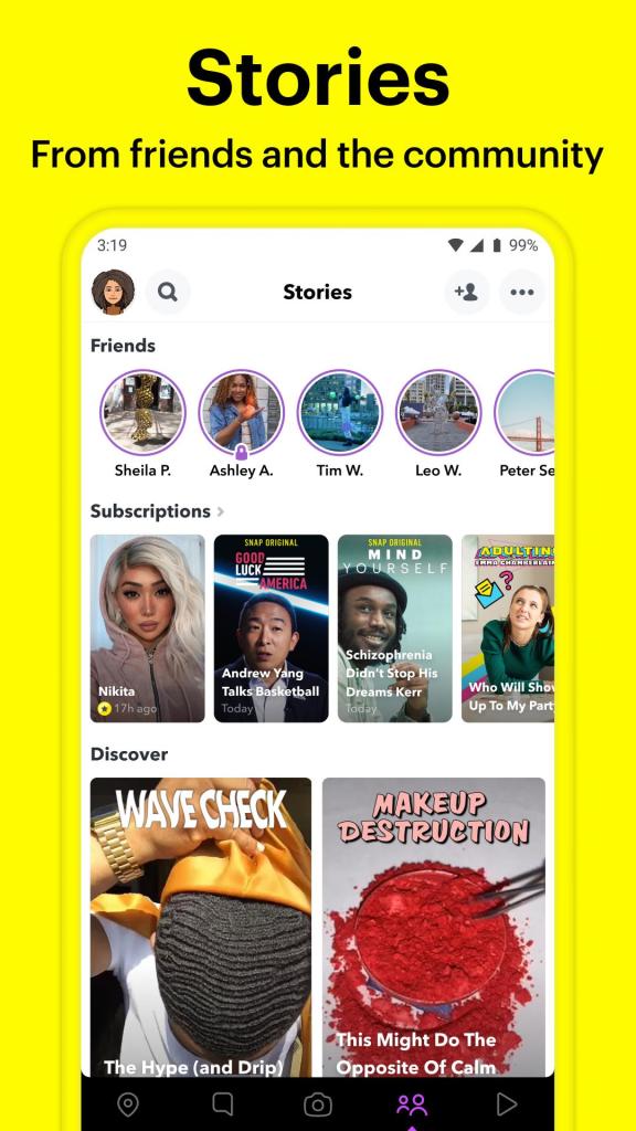 Make stories wtih Snapchat mod 