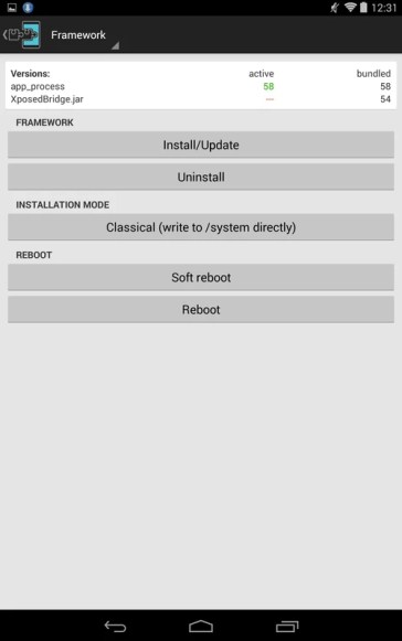 Xposed framework