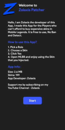 Zolaxis Patcher APK