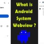 Android System Webview On Android (Fix Update Issues)