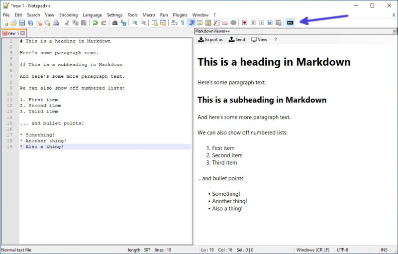 How To Use Markdown In Notepad Plus Plus Markdown Viewer Plugin In - Download Elegant City Pattern | High Resolution