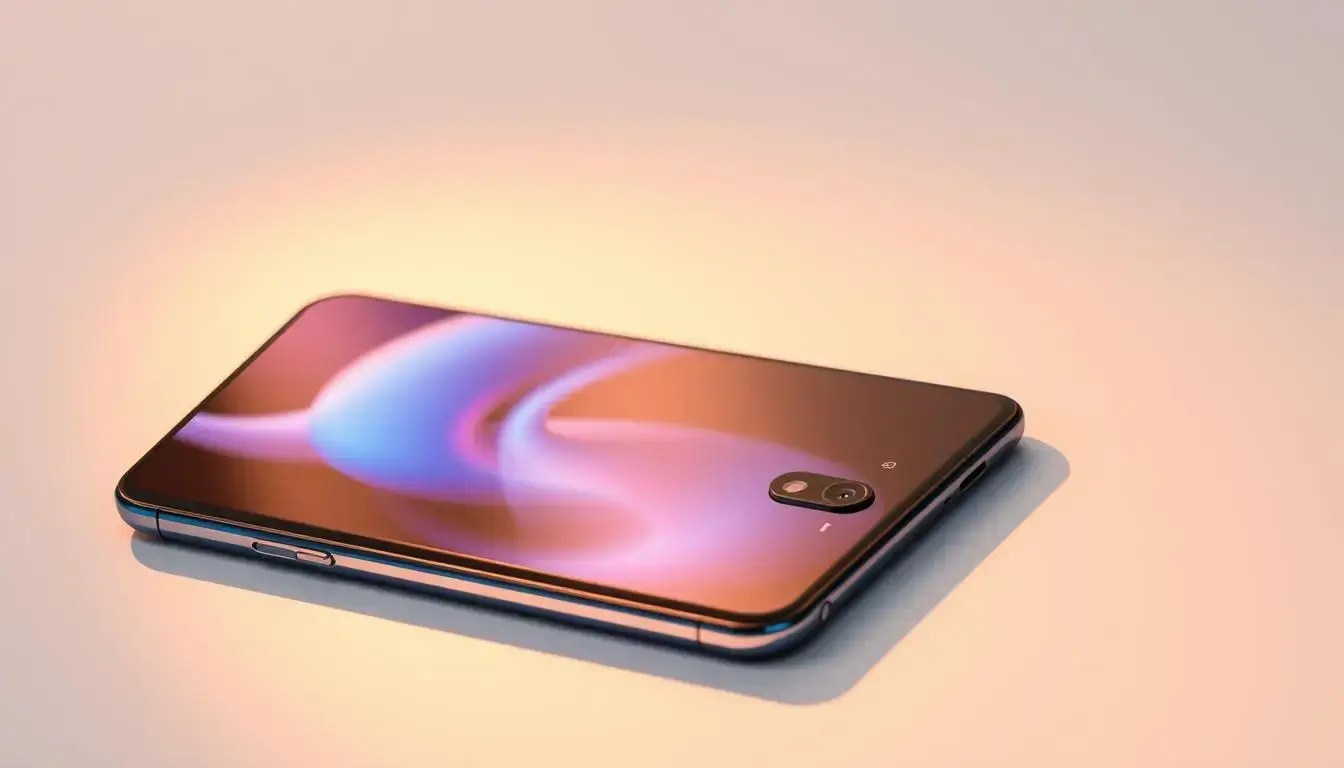 Vivo T4R 5G smartphone front and back view showcasing a slim quad-curved display and flat camera module.”