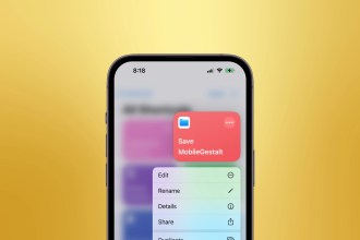 Saving the MobileGestalt file on iOS 18 with Shortcuts