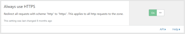 Cloudflare always use https Cloudflare always use https